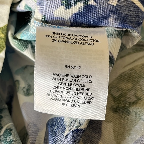 MAGGY LONDON POPLIN TRAPEZE W/TIE NECK DRESS KAYLA IN FLOWER
WORK - NWOT Size 0 - Picture 8 of 10